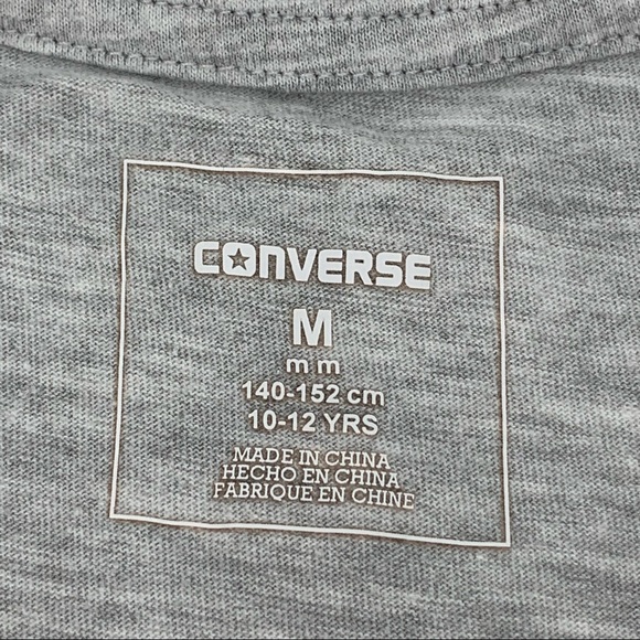2/$25 Converse Girl's Peralescent Lenticular Pink & Grey Sleeveless Tee, Medium - Picture 9 of 11